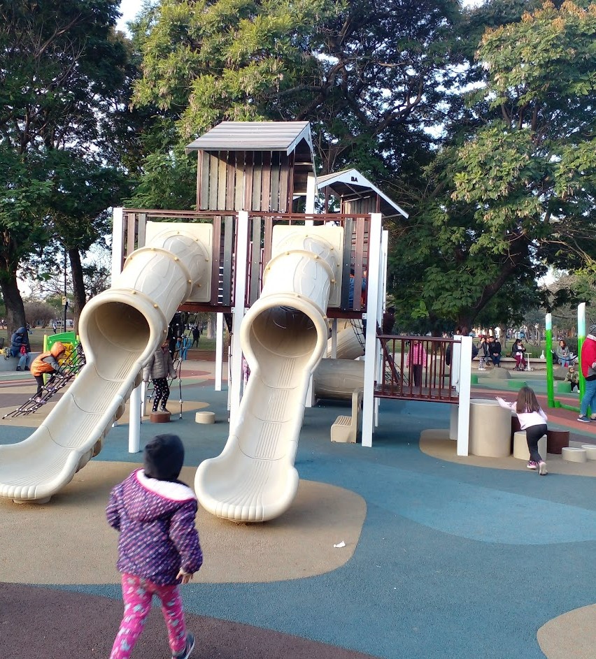 Los juegos del Parque Avellaneda